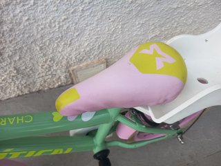 Bici paseo niña infantil 14 MÍTICAl color verde y