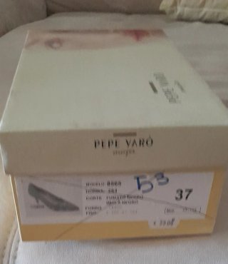 Zapatos Pepe Varo Negros Talla 37