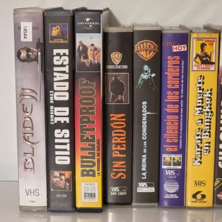 Lote 12 Películas VHS Acción/Aventura/Terror