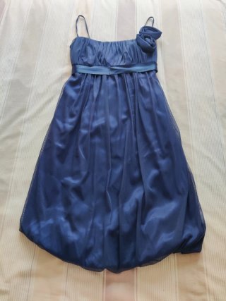 Vestido fiesta azul. Talla S