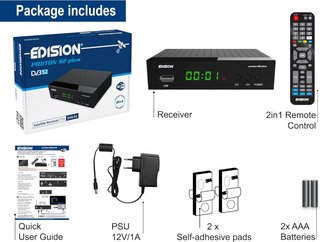 EDISION Proton S2 Plus receptor Full HD USB WiFi
