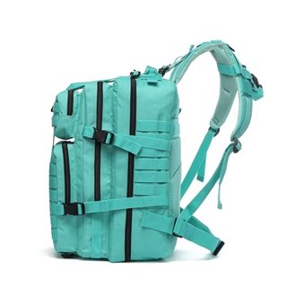 Mochila Táctica Militar 50L Esmeralda + 2 Parches