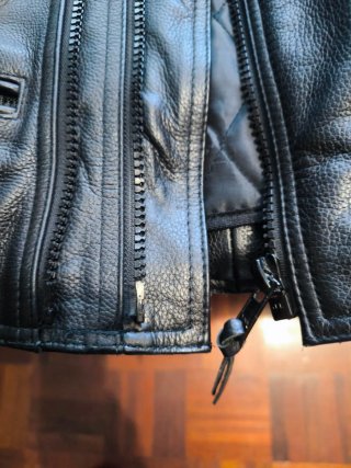 Chaqueta de cuero moto vintage