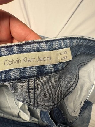 Pantalón Vaquero Calvin Klein Azul Lavado w33 L32