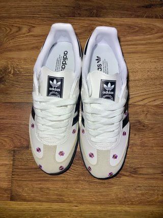 Adidas Samba OG Flores Rosas Blancas
