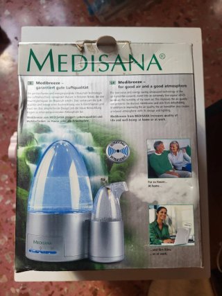 Humidificador Medisana Plata y Transparente