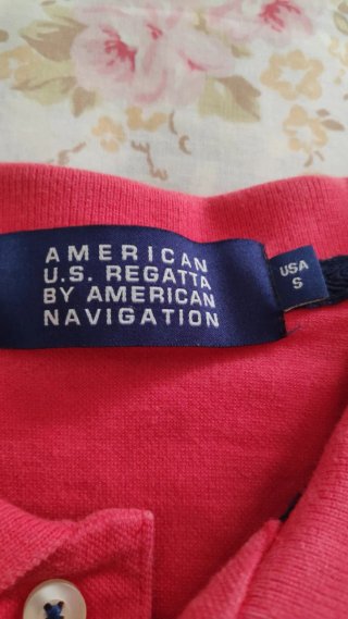 Polo Piqué Americana u.s. Regata Rojo