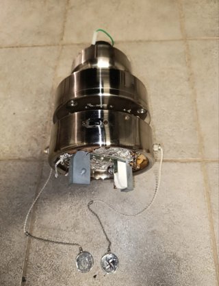 Ventilador de Techo Madera y Metal