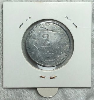 2 Pesetas 1982 Error Doble Acuñación + Regalo