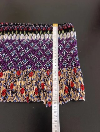 Top elástico estampado