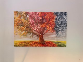 Cuadro Árbol 4 Estaciones Madera