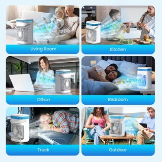 SWGOTA mini aire acondicionado portátil 5en1