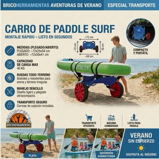 Carro para Paddle Surf o Kayak