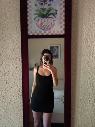 Vestido Negro Pull&Bear