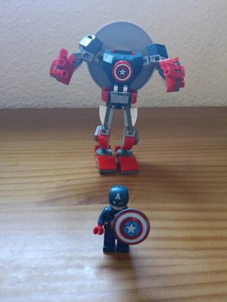 LEGO Marvel 76168 - Armadura Capitán América