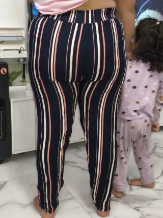Pantalones algodón de rayas con tallas nuevos
