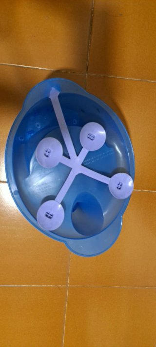 Asiento Bañera Bebé Azul