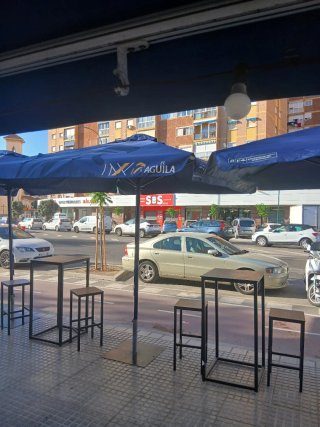 Sombrilla de terraza grande