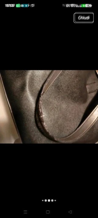Borsa in similpelle nera