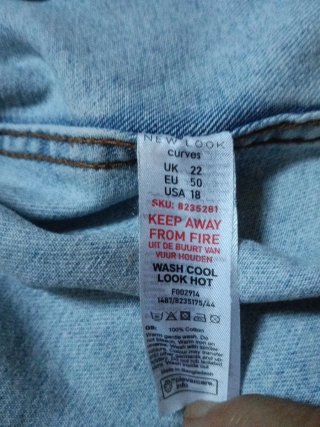 Chaqueta tejana vaquera