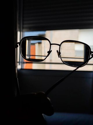 Gafas mujer -3 miopía plateadas