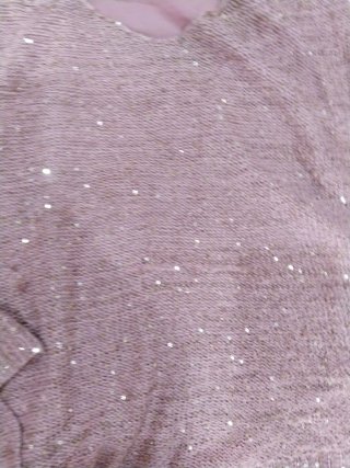 Jersey mujer lentejuelas rosa