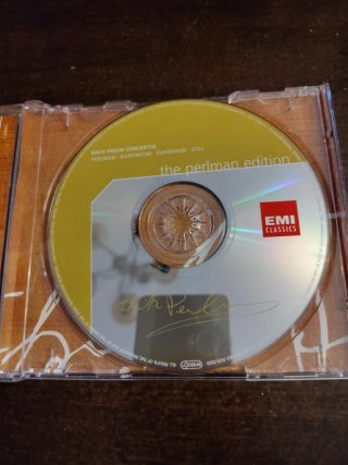 CD Bach Conciertos Violín Perlman Edition