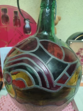 Botellón Mamajuana Cristal Multicolor