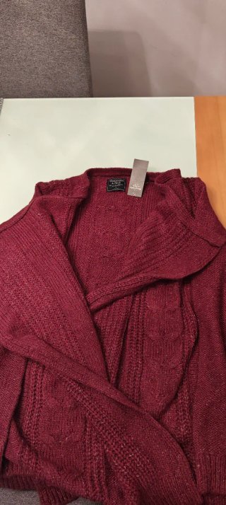 Jersey Abercrombie & Fitch Rojo oscuro granate