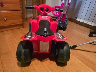 Quad Racy Rojo Infantil Poco Uso