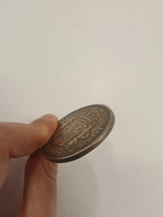 Moneda 5 Pesetas Plata 1869