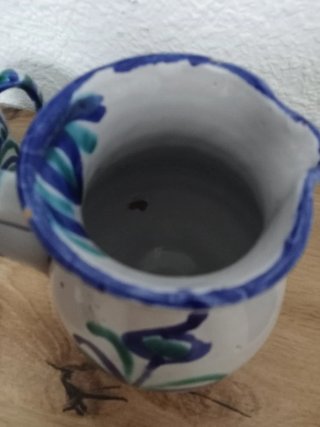 Piezas Cerámica Granadina: Jarra, Taza y cenicero