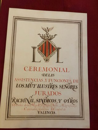 Facsímil Ceremonial Valencia