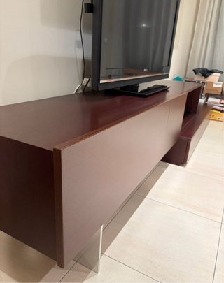 Mueble TV madera y metal