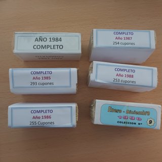 Cupones Once 6 Años Completos