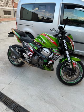 Kawasaki Z750 Naked Manual Verde/Negra