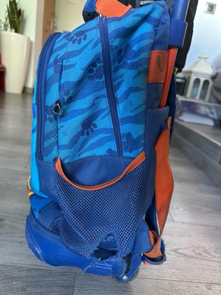 Mochila con ruedas Totto Infantil M Azul