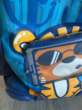 Mochila con ruedas Totto Infantil M Azul