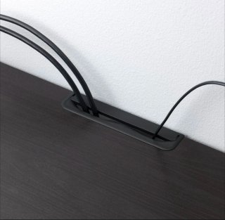 Mueble TV BESTÅ IKEA Negro/Marrón con cristal NEW