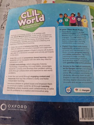 Clil World clases book pack 3 Natural Sciences.