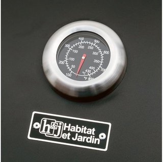 Barbacoa Carbón Habitat et Jardin Negra