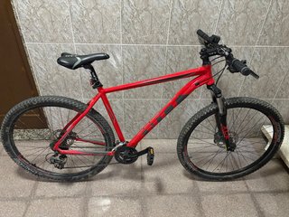 Bicicleta NTT 29'' Roja Talla XL, cambios shimano