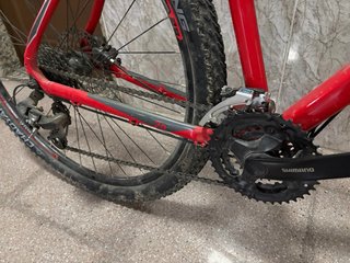 Bicicleta NTT 29'' Roja Talla XL, cambios shimano