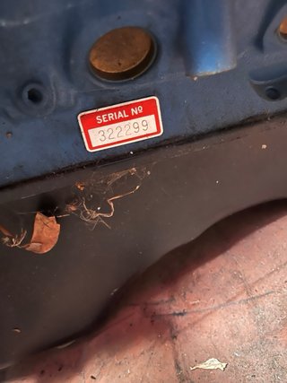 Motor Ford 302 Blueprint