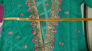 Kaftán Seda Kalami Rumi Verde y Rosa