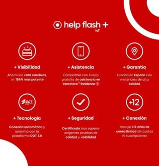 Baliza de Emergencia Help Flash IoT DGT Homologada
