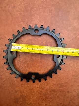 Plato Ovalado Negro Bicicleta