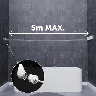 Cuncial TZ-S-4 tendedero pared extensible