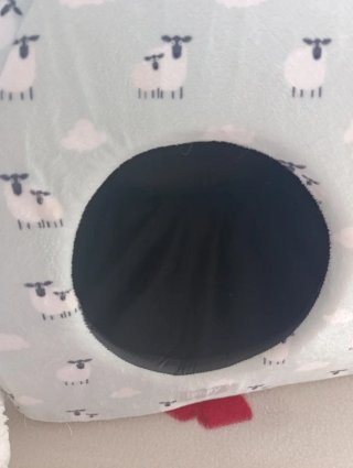 Cama para mascotas con diseño de ovejas