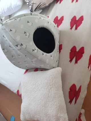 Cama para mascotas con diseño de ovejas
